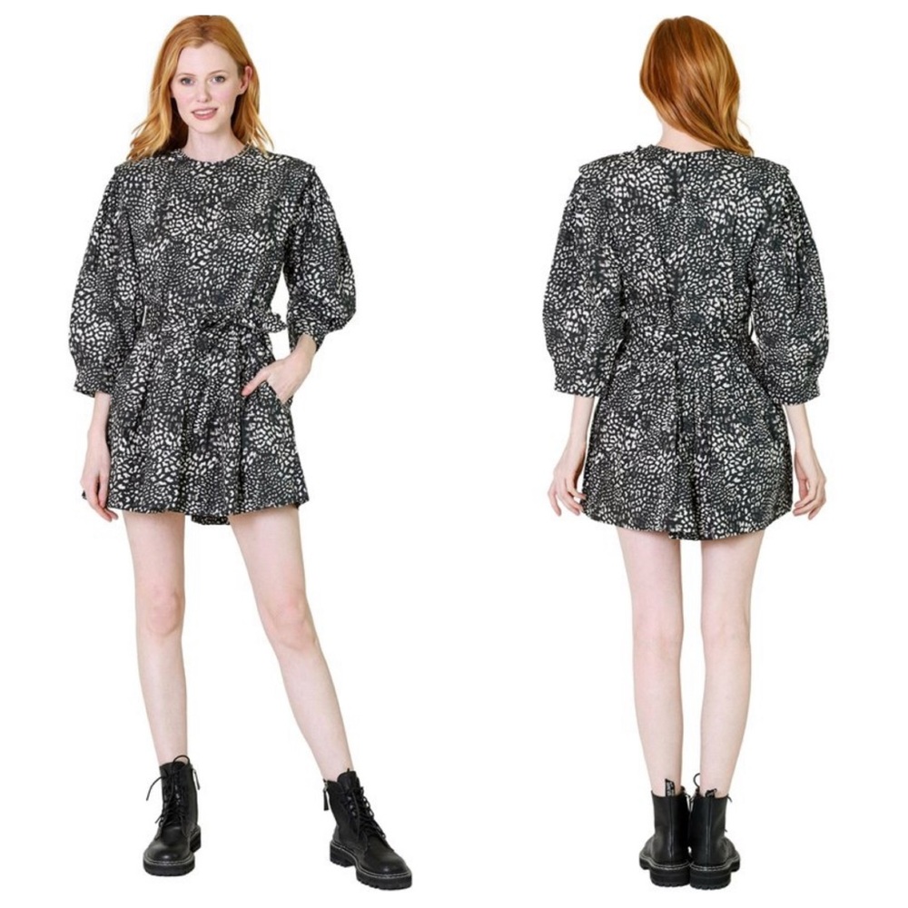 Sea New York Day Calla Cheetah Mini Dress | 2